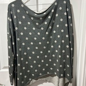 ADORA size Large Polka Dot NWOT top